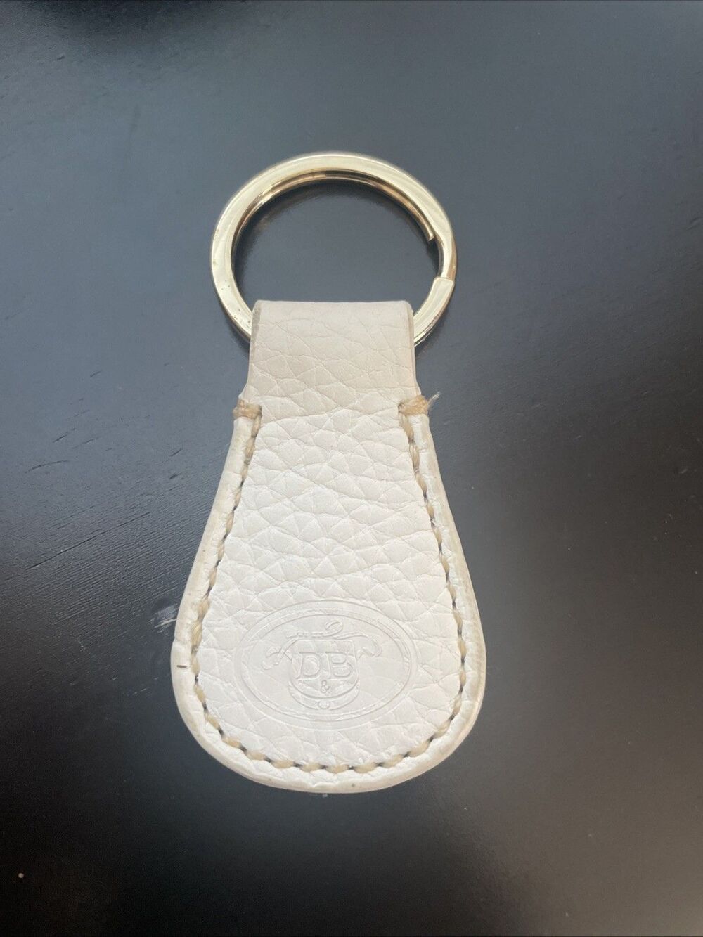 Dooney & Bourke White leather keychain Accessory